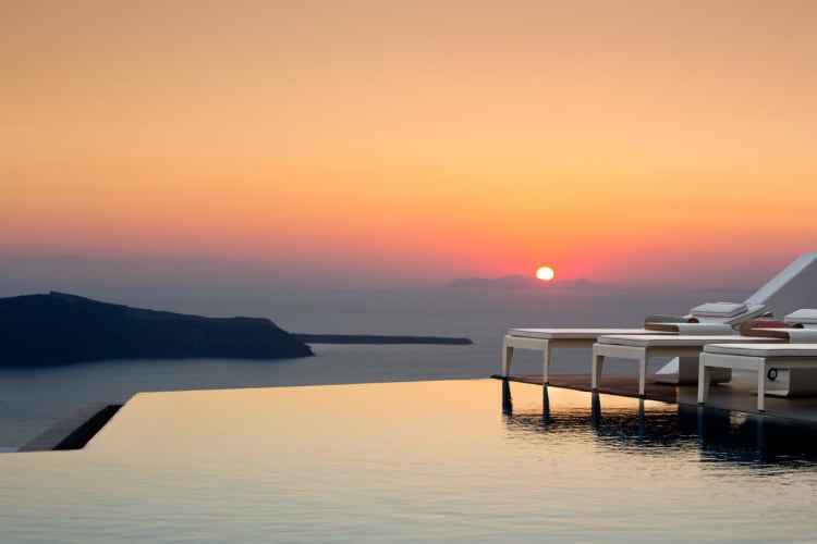 Grace Santorini at sunset